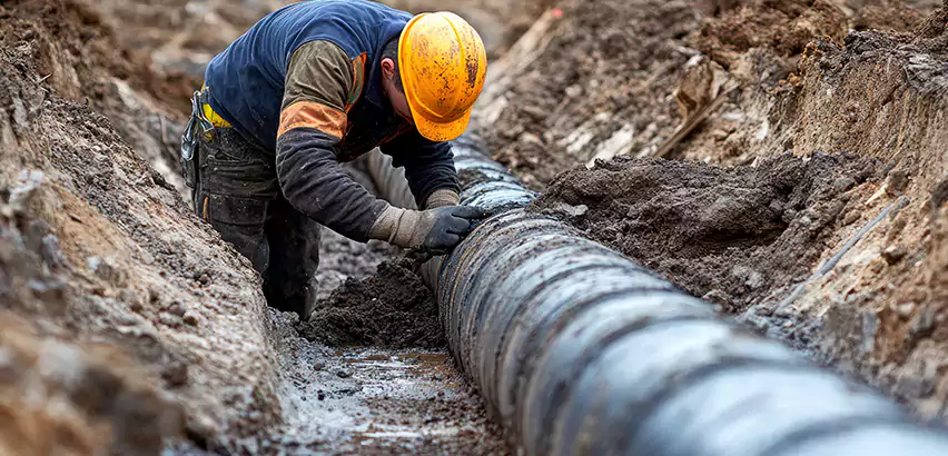 Sewer Replacement in Old Jamestown