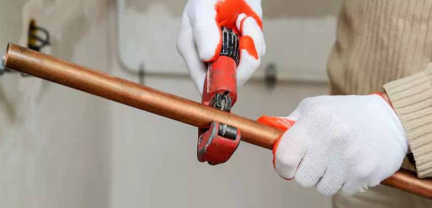 Temporary Copper Pipe Repair Old Jamestown, MO