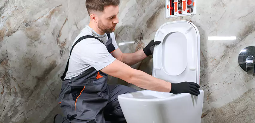 Urinal Installation in Old Jamestown