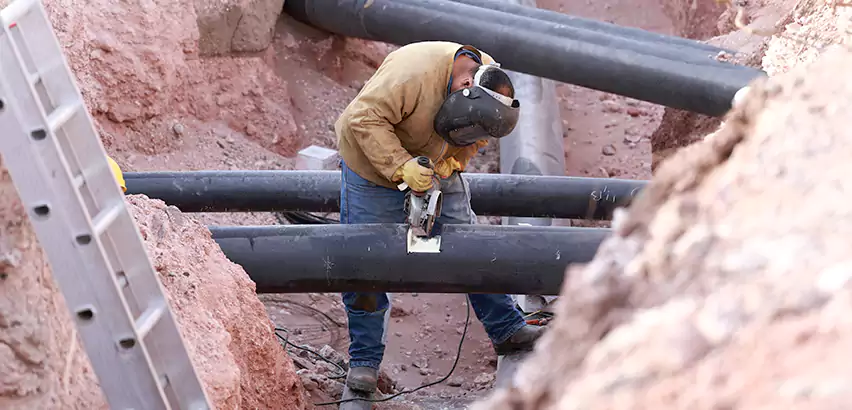 Water Line Replacement in Old Jamestown