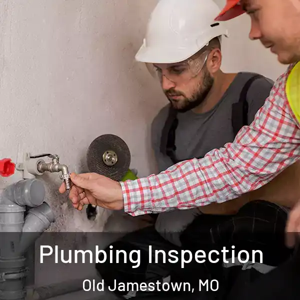  Plumbing Inspection Old Jamestown, MO