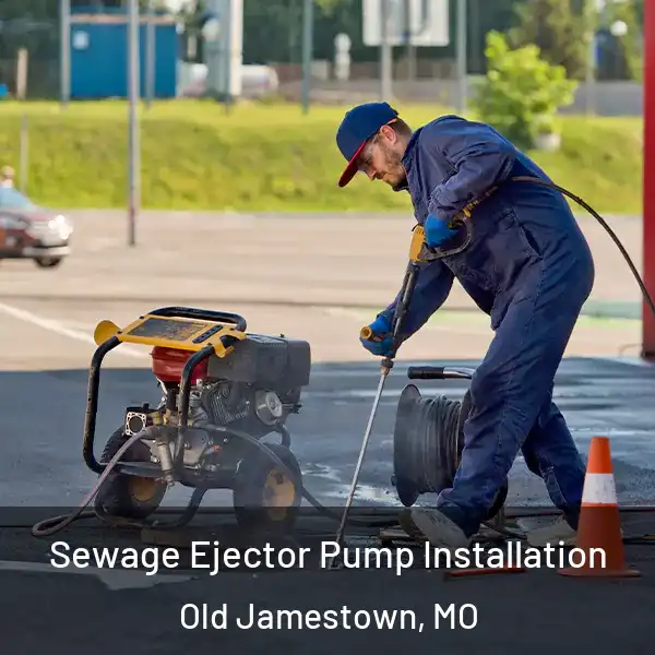  Sewage Ejector Pump Installation Old Jamestown, MO
